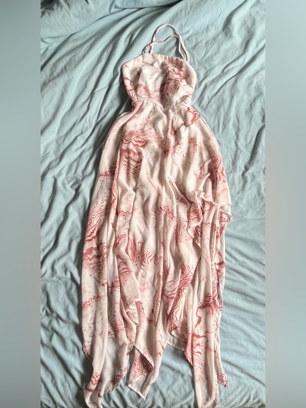 Fashion Nova Open Back y2k Fairy Maxi Dress